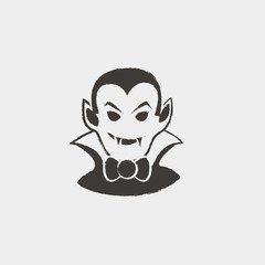 vampire icon vector illustration and symbol for website and graphic design