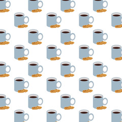 coffee cups drinks pattern background