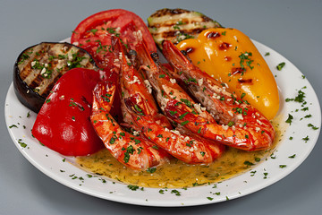 grilled shrimps 