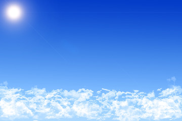 すっきり晴れやかな明るい空