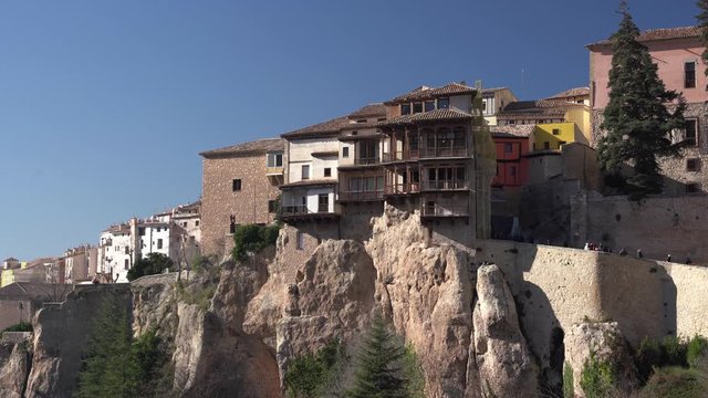 Famous Hanging Houses in Cuenca, Spain