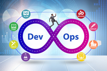 DevOps software development IT concept