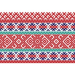 National knitting striped slavic ornament