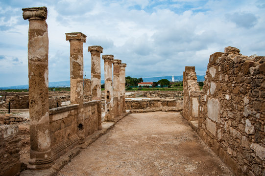  During excavations of ancient Paphos, archaeologists found the remains of buildings dating back to the first centuries of the Christian era. Then the city belonged to the Roman, and then Byzantine em