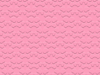 Pink love abstract pattern on pink background 
