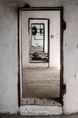 abandoned ghost town, extinct barracks