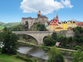 Loket castle. West Bohemia (Czech Republic)
