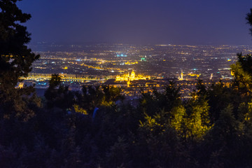 Fototapeta premium Budapest panorama at night