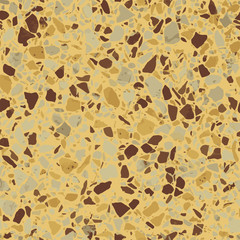 Terrazzo seamless pattern. Abstract background.