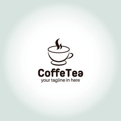 Coffee cup logo vector