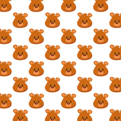 cute bears teddies stuffed pattern