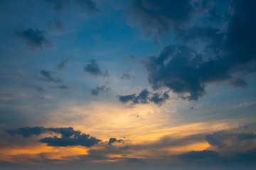 Sunset Sky Background