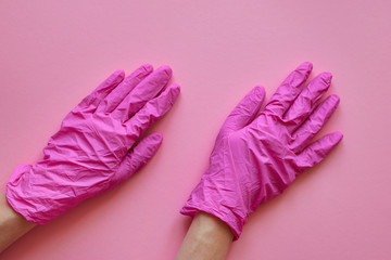 Coronavirus corona virus prevention face mask, hand sanitizer gel for hand hygiene spread.