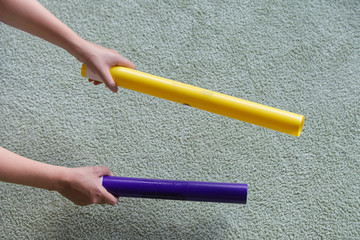 boomwhackers for Orff music lessons and music theraphy
