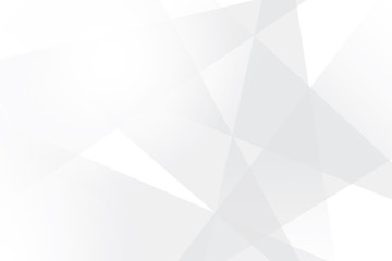 Fototapeta premium Abstract geometric white and gray color background. Vector, illustration.