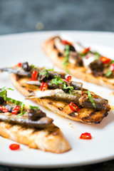 spanish sardine toast