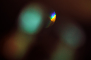 Lens flare/ prism flare background and photography texture