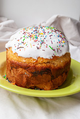 Easter cake, texture, background, baking cream dessert, sweet, happy easter dessert. glaze. multi-colored topping