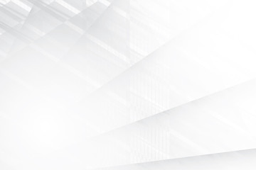 Abstract geometric white and gray color background.  Vector, illustration.