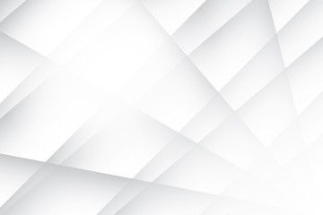 Obraz premium Abstract geometric white and gray color background. Vector, illustration.