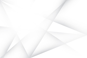 Obraz premium Abstract geometric white and gray color background. Vector, illustration.