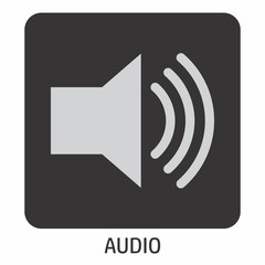 Audio icon illustration