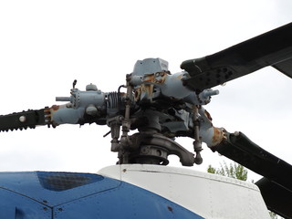 screw of an old helicopter