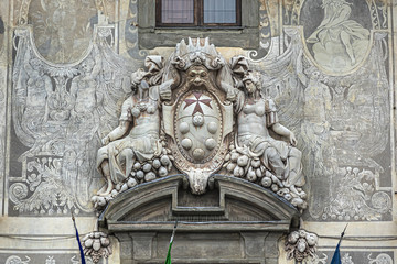Palazzo dei Cavalieri was also known as della Carovana (Palace of the Convoy) at Piazza dei...
