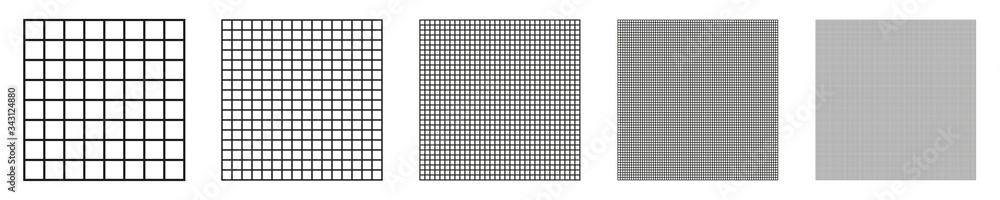 Poster square line grid. vector isolated seamless grid. vector grid templates. abstract linear pattern. pap
