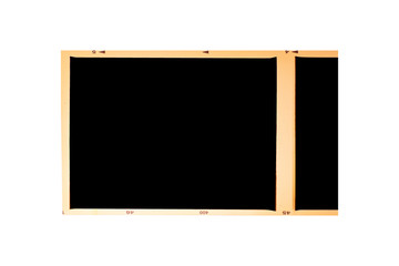 Obraz premium Medium format color film frame.With white space.