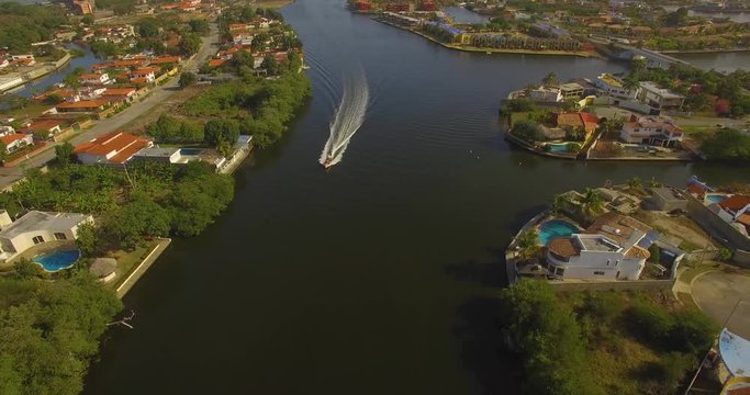 Drove over a small red fishing boat in the Higuerote canals, Venezuela