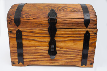 old wooden chest