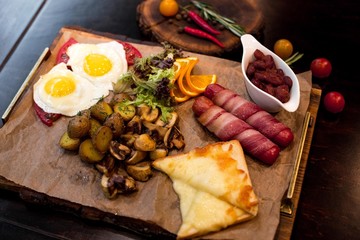 cold cuts on the board