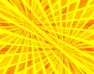 Vector colorful background, sun beams abstract illustration, light, yellow, orange and red colors.