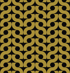 Vintage abstract op art wave pattern. seamless vector background.