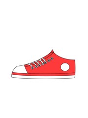 illustration of a sneakers
