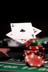 Casino Black Jack table