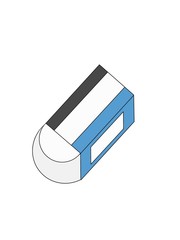illustration of a eraser