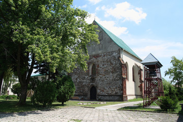 Fototapeta na wymiar Franciscan monastery in Checiny in Poland