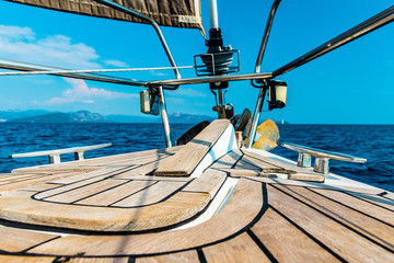 Détail de bateau à voile