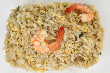 Thai style prawn seafood fred rice