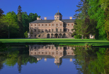 Fototapeta na wymiar Castle Favorite baroque hunting lodge near Baden Baden, Germany, Europe