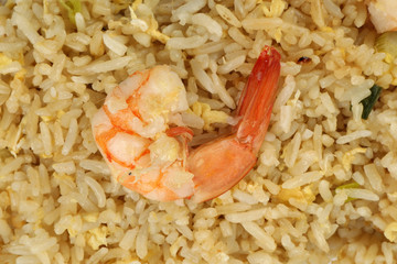 Thai style prawn seafood fred rice