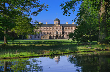 Fototapeta na wymiar Castle Favorite baroque hunting lodge near Baden Baden, Germany, Europe