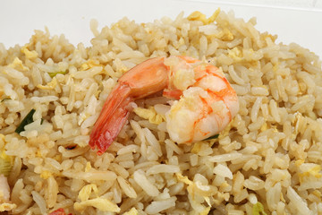 Thai style prawn seafood fred rice