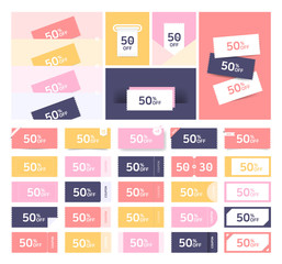 Coupon Ticket Card. Highly versatile design for online and offline tickets.
