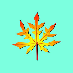 leaves vector