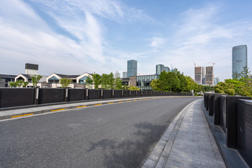 Obraz premium road in city