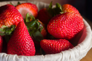 bunch of strawberries 