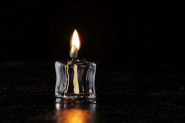 candle made of ice